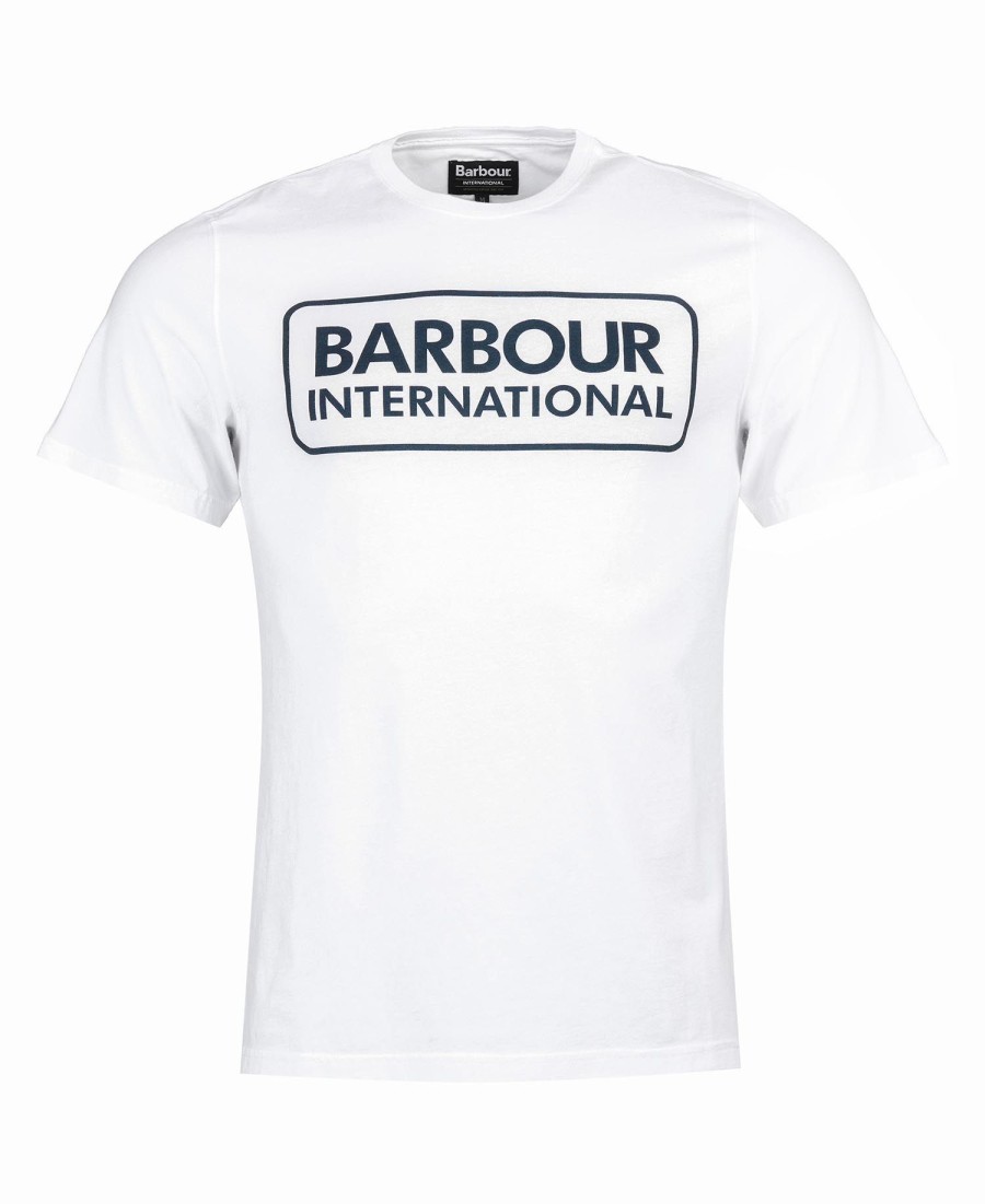 essentieel t-shirt met groot logo