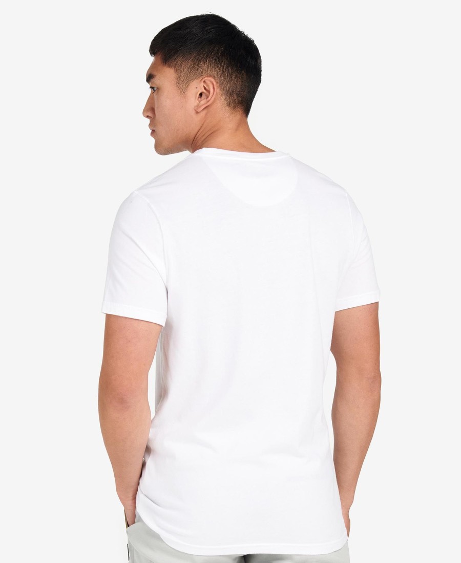 essentieel t-shirt met groot logo