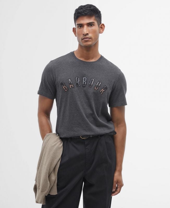 ancroft tartan logo t-shirt