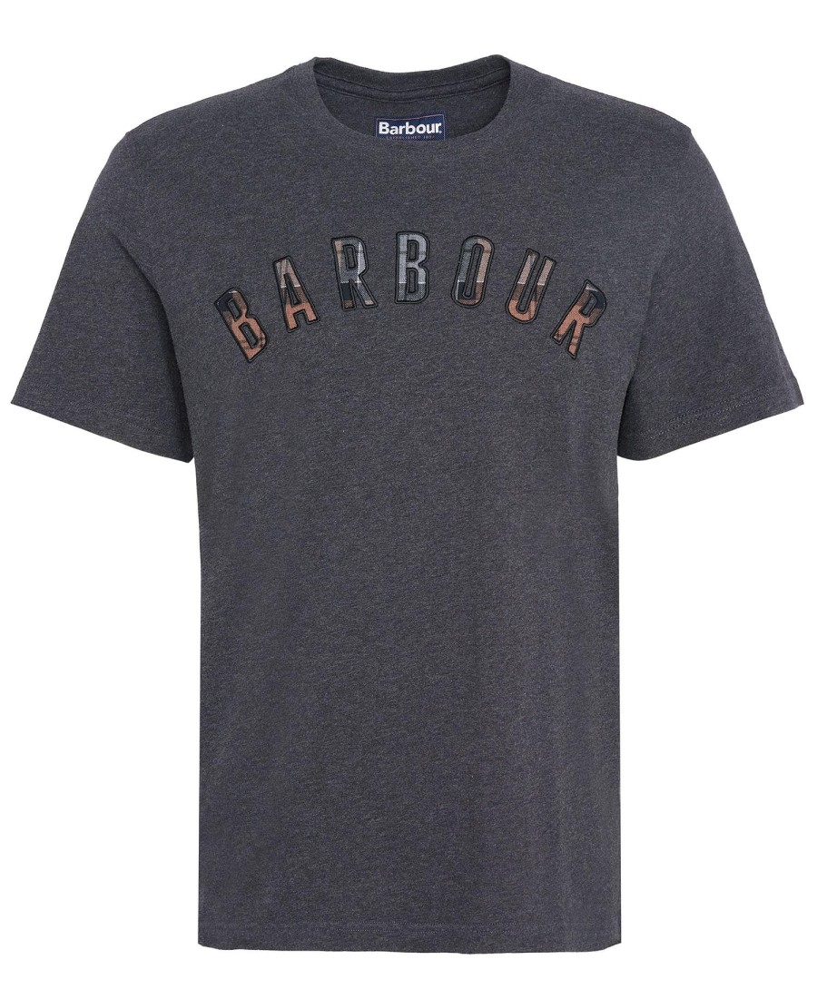 ancroft tartan logo t-shirt