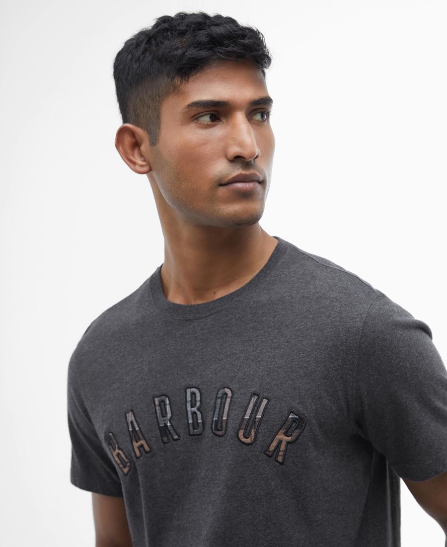 ancroft tartan logo t-shirt