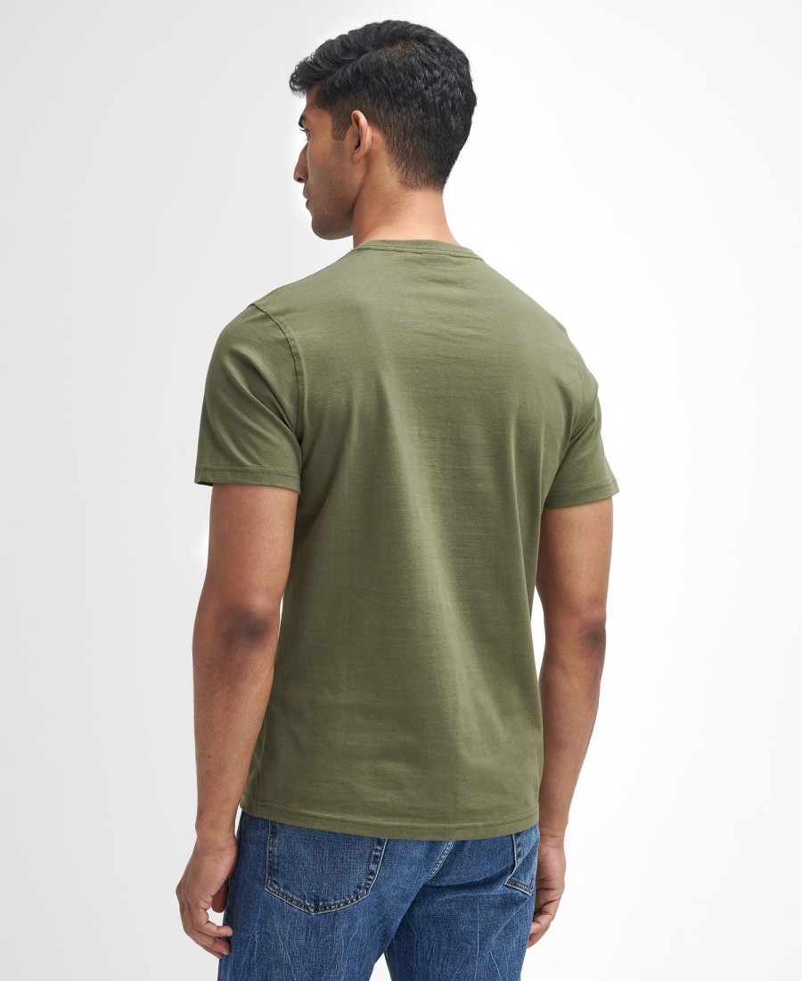 t-shirt met afbeelding van een veldhond
