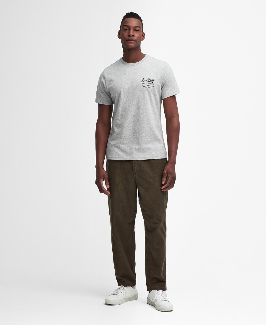 t-shirt met script-graphic