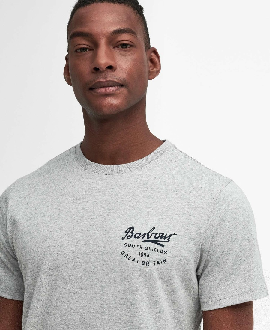 t-shirt met script-graphic