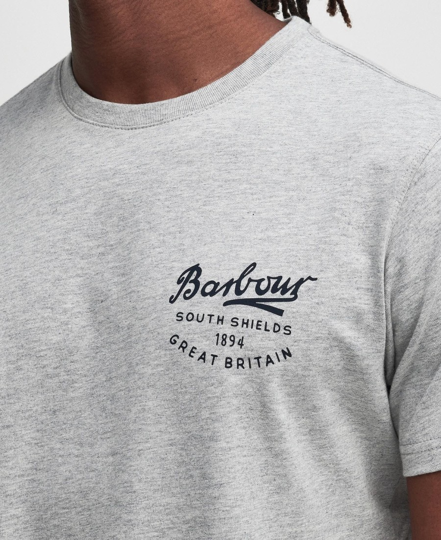 t-shirt met script-graphic