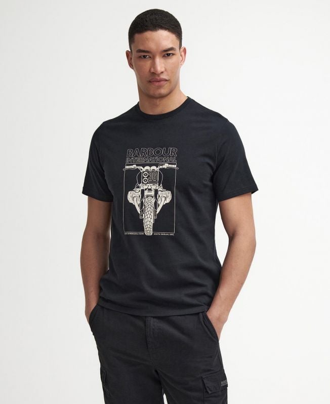 raceway graphic t-shirt