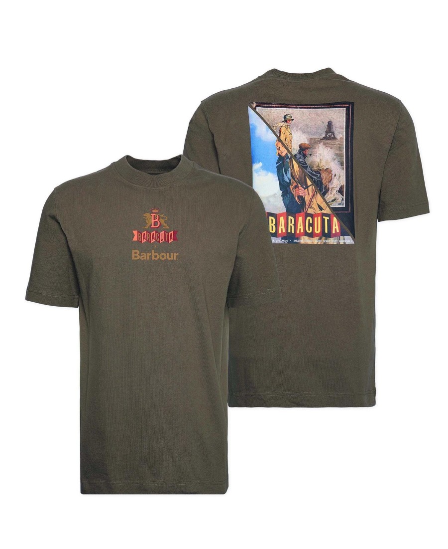 barbour x baracuta archive relaxed t-shirt