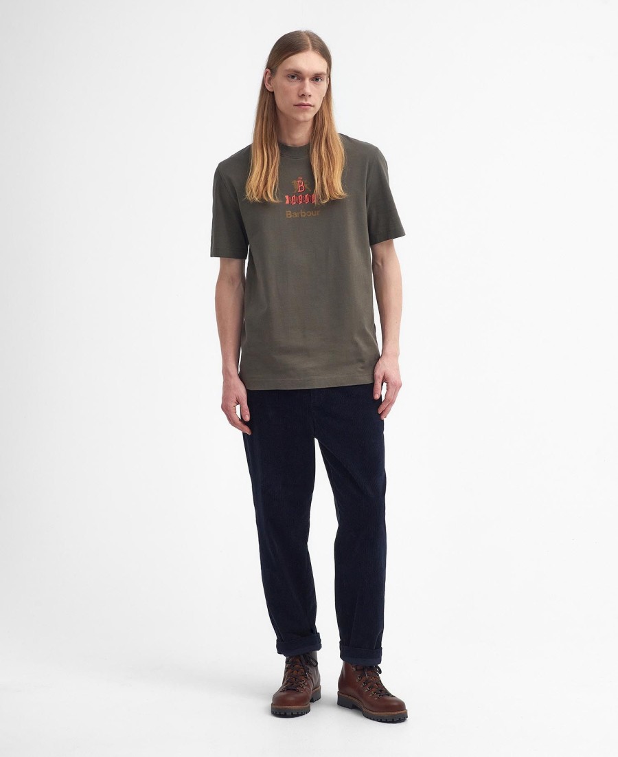 barbour x baracuta archive relaxed t-shirt