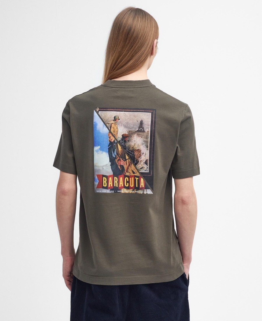 barbour x baracuta archive relaxed t-shirt
