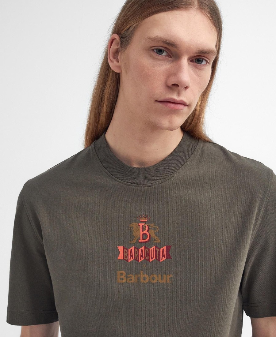 barbour x baracuta archive relaxed t-shirt