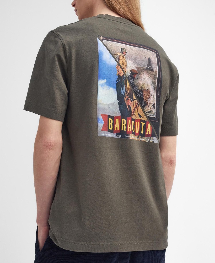 barbour x baracuta archive relaxed t-shirt