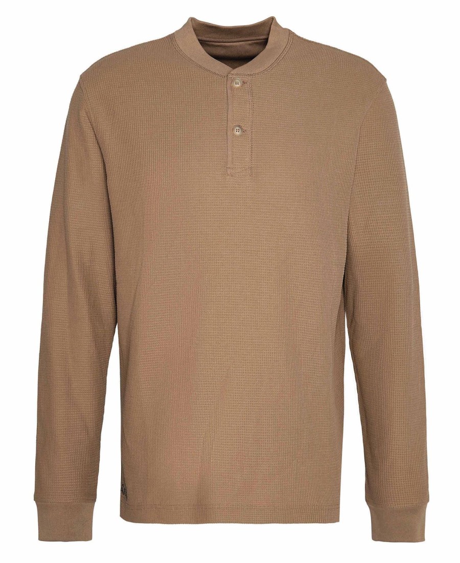 barbour x baracuta henley relaxed t-shirt