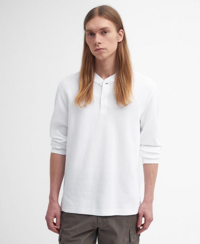 barbour x baracuta henley relaxed t-shirt