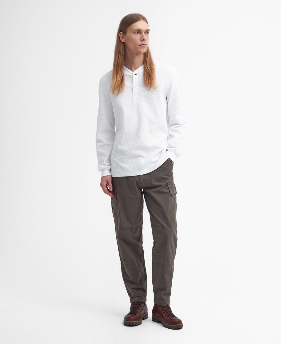 barbour x baracuta henley relaxed t-shirt
