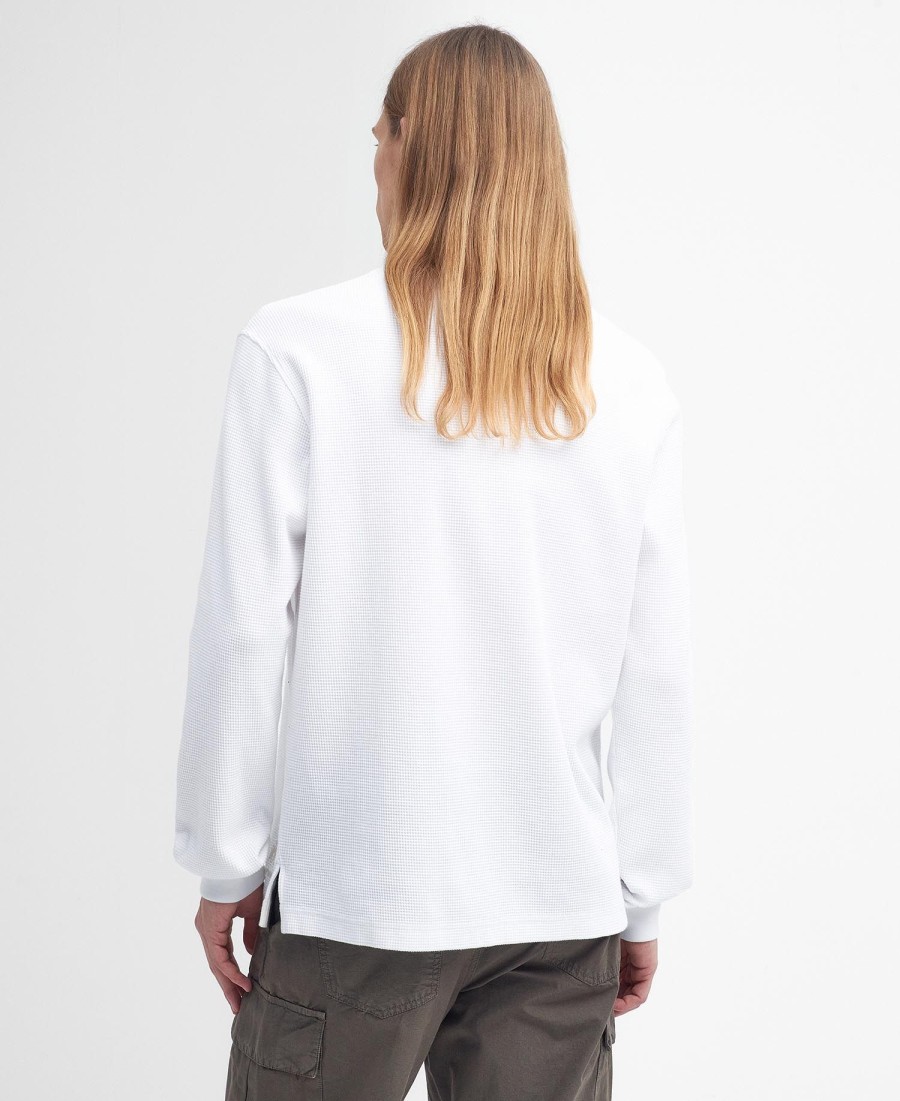 barbour x baracuta henley relaxed t-shirt