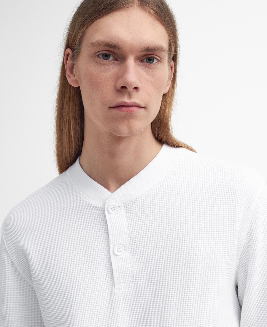 barbour x baracuta henley relaxed t-shirt