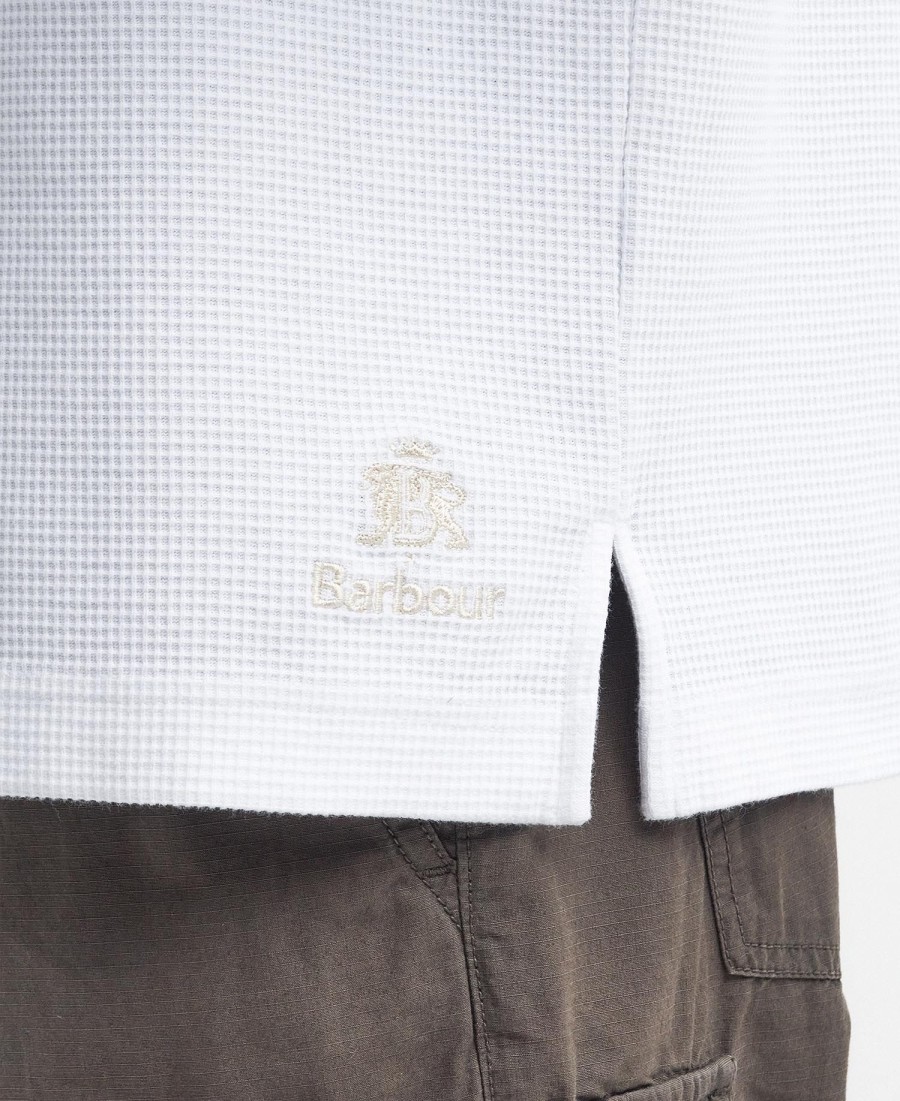 barbour x baracuta henley relaxed t-shirt