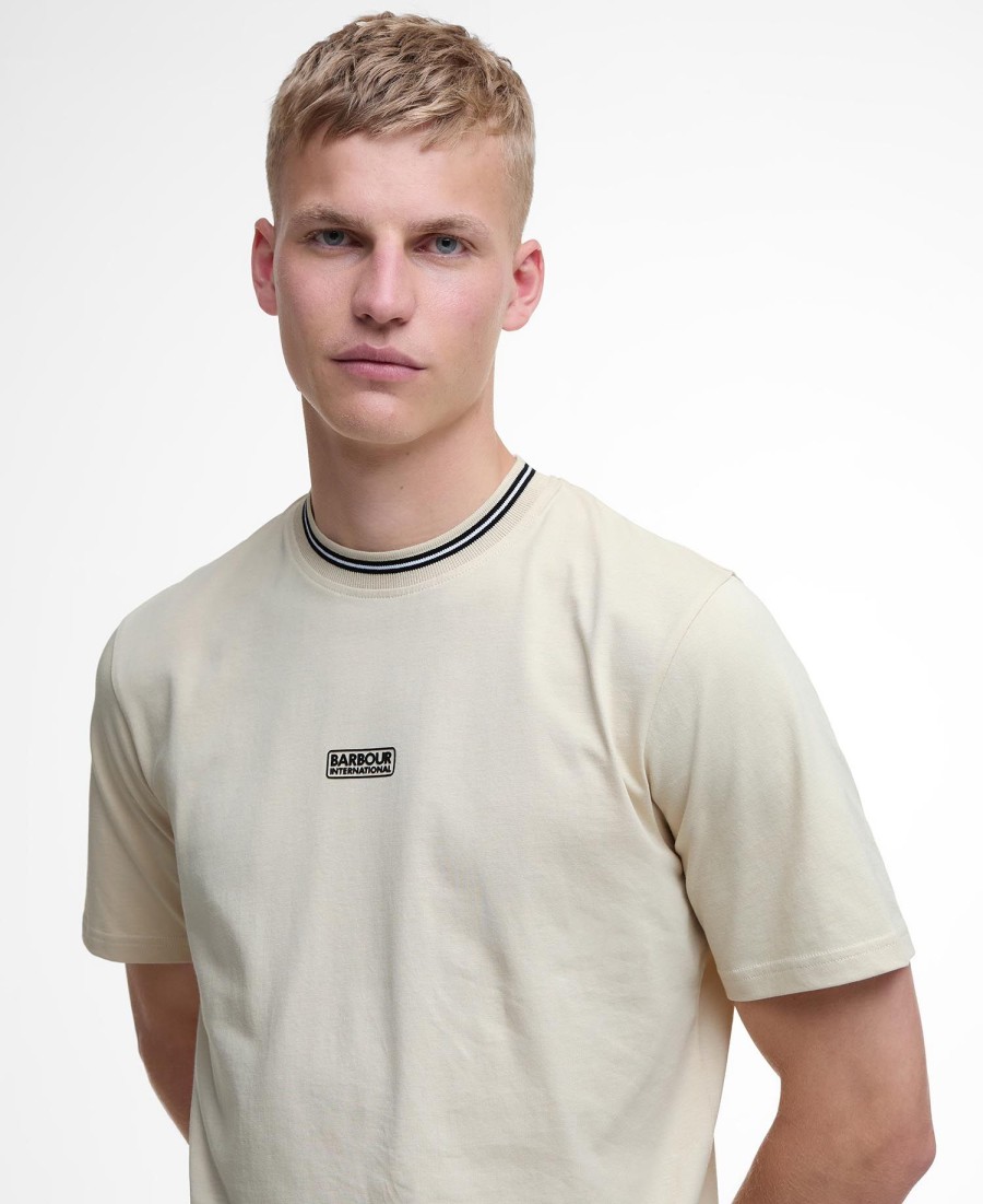 t-shirt met logo en klep