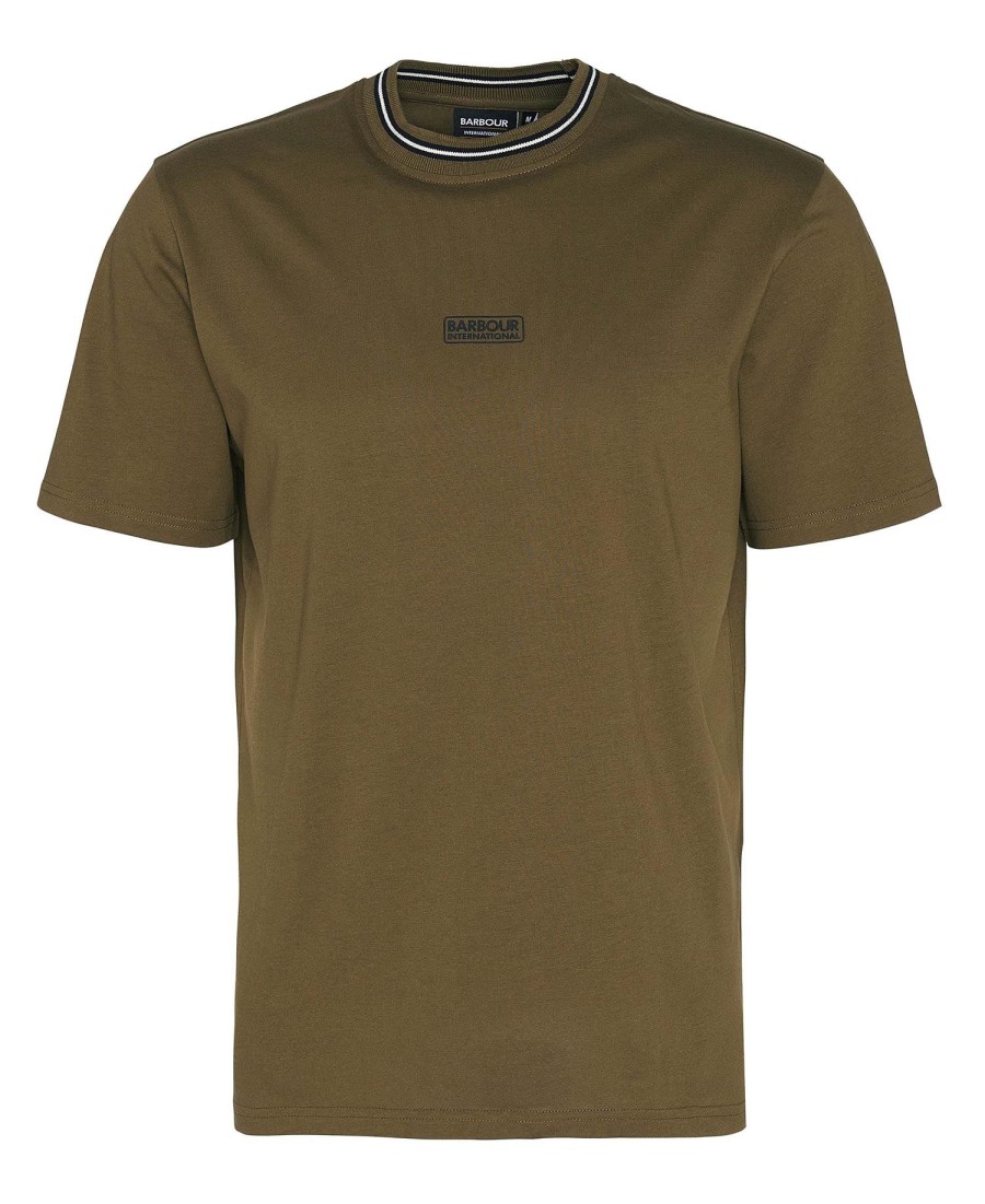 t-shirt met logo en klep