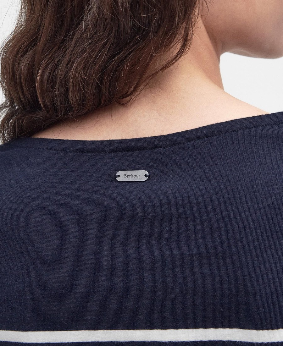 bradley gestreept t-shirt met lange mouwen