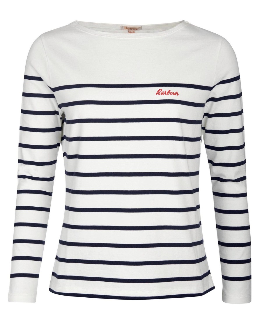 bradley gestreept t-shirt met lange mouwen