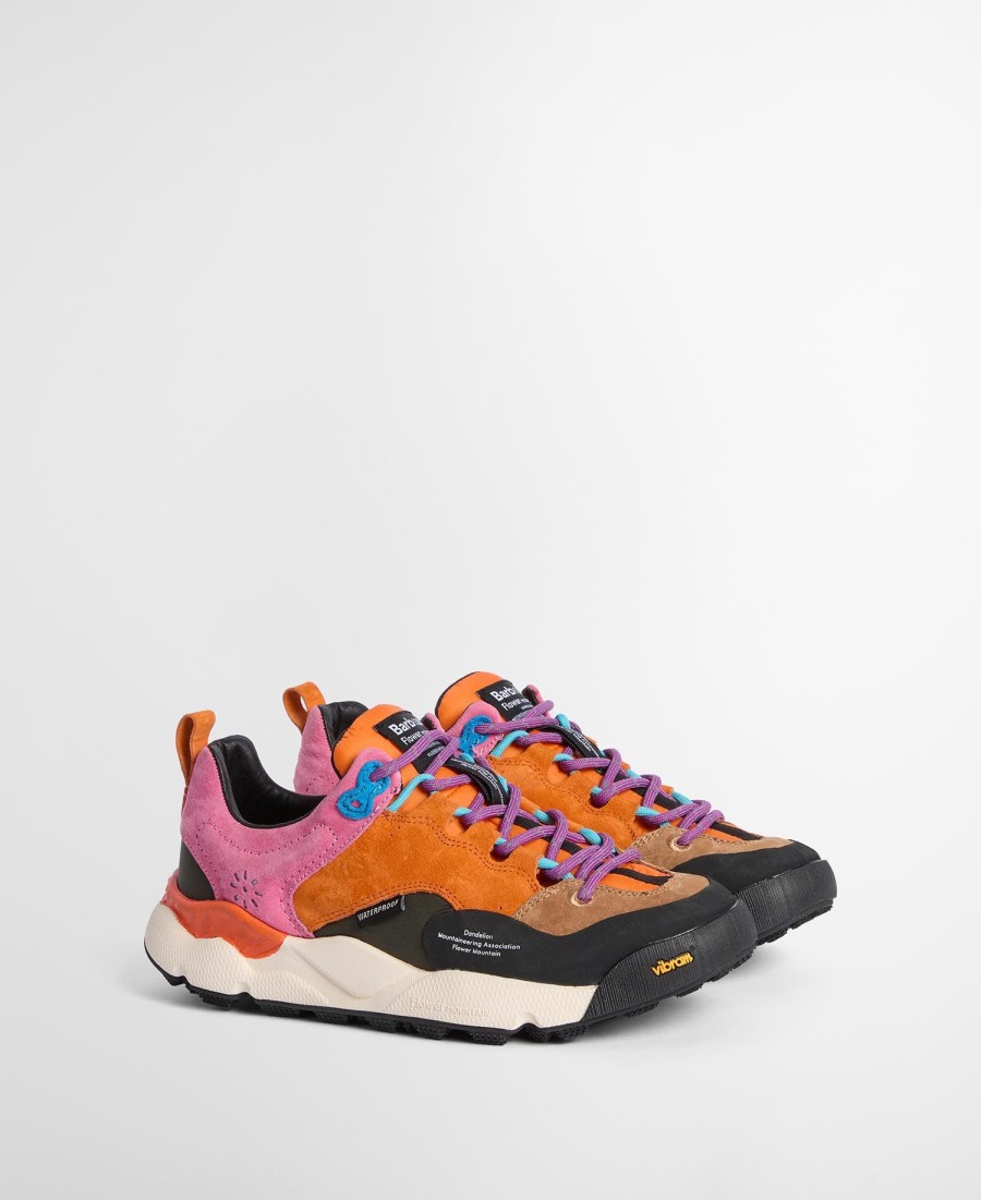 barbour x flower mountain back country uni sneakers