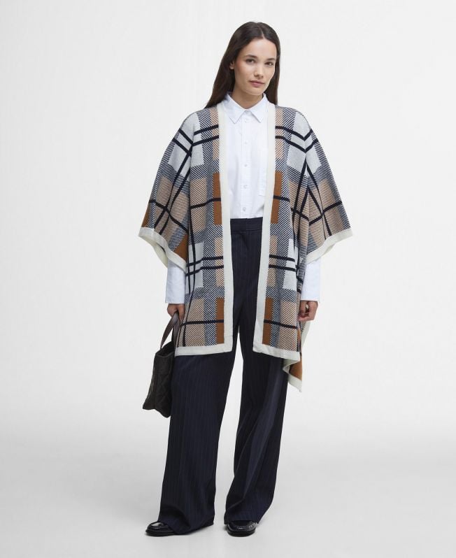paarse tartan cape