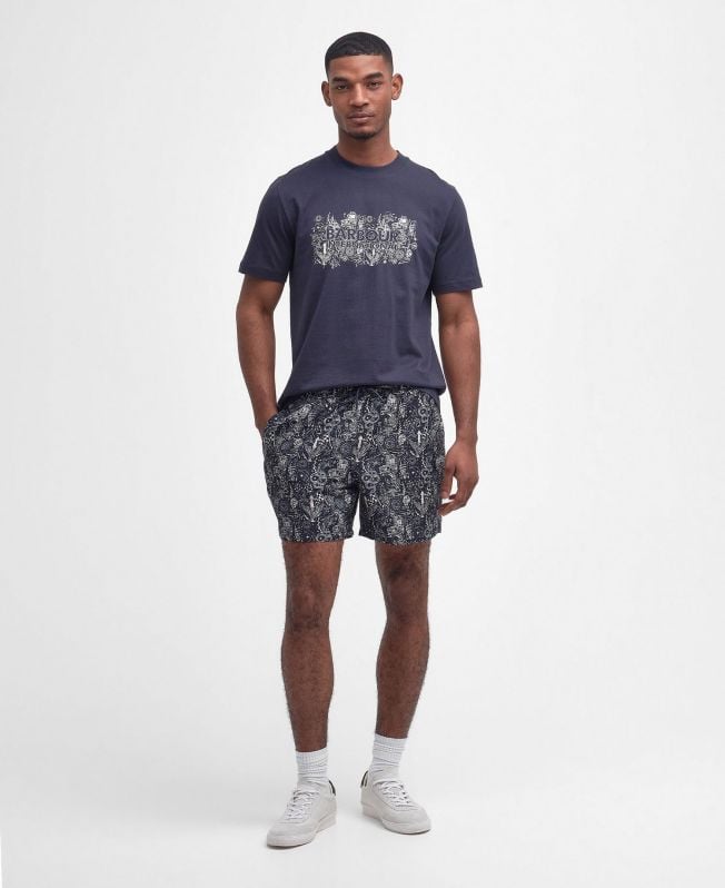 mitchel zwemshorts met print