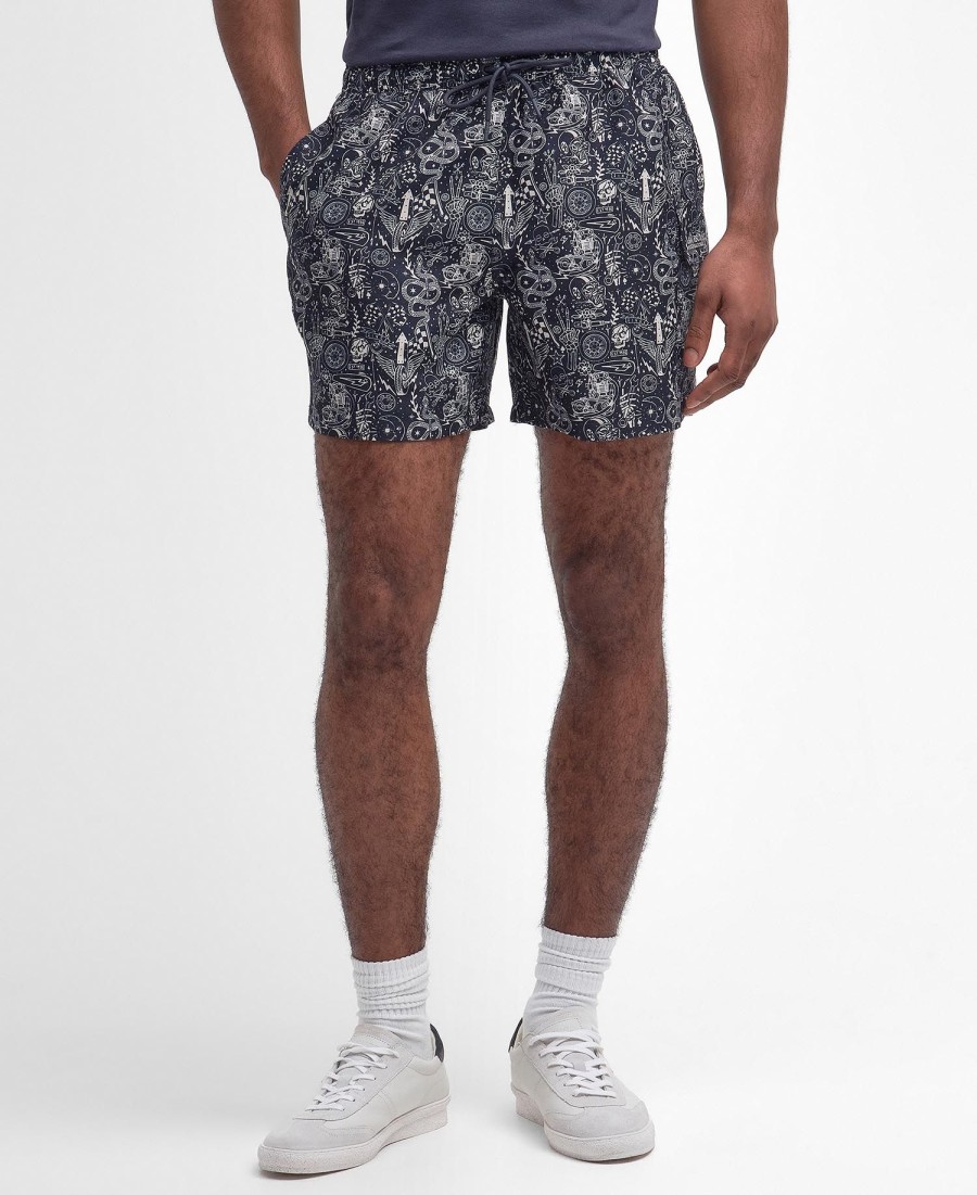 mitchel zwemshorts met print