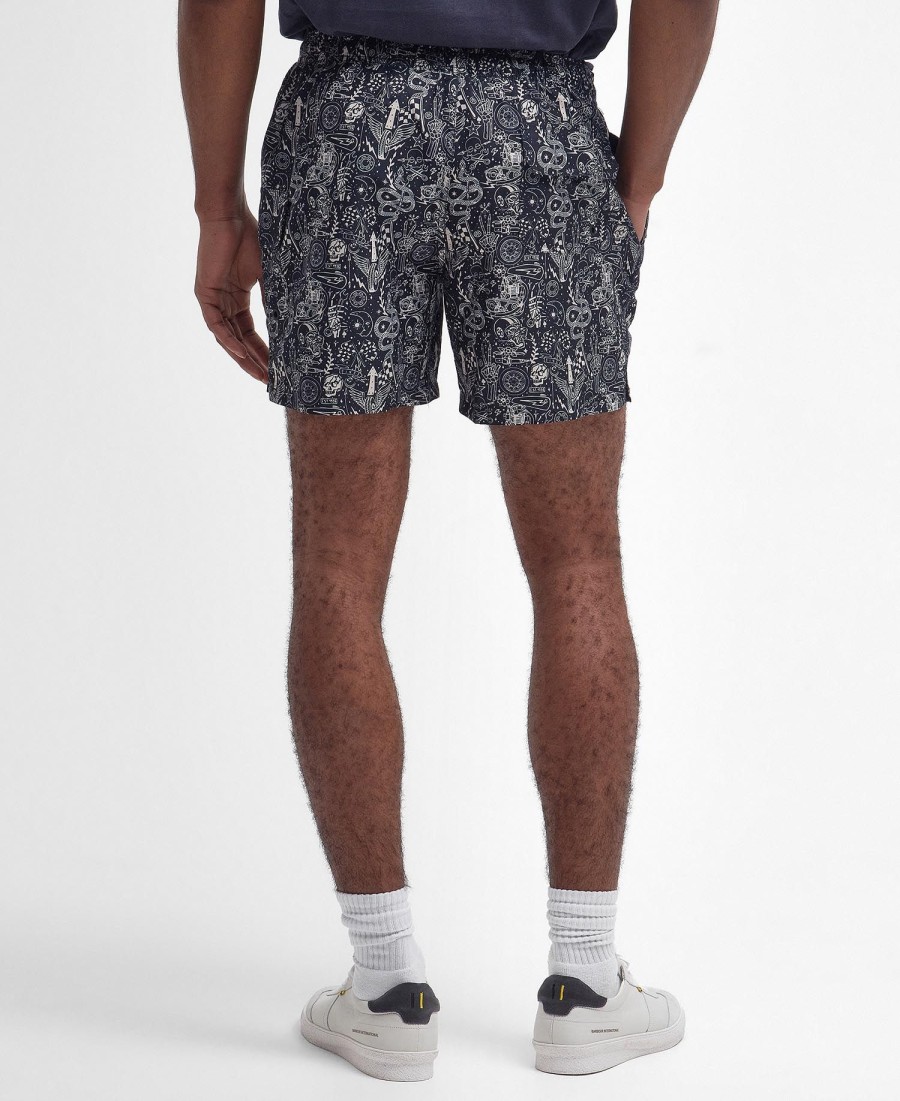 mitchel zwemshorts met print