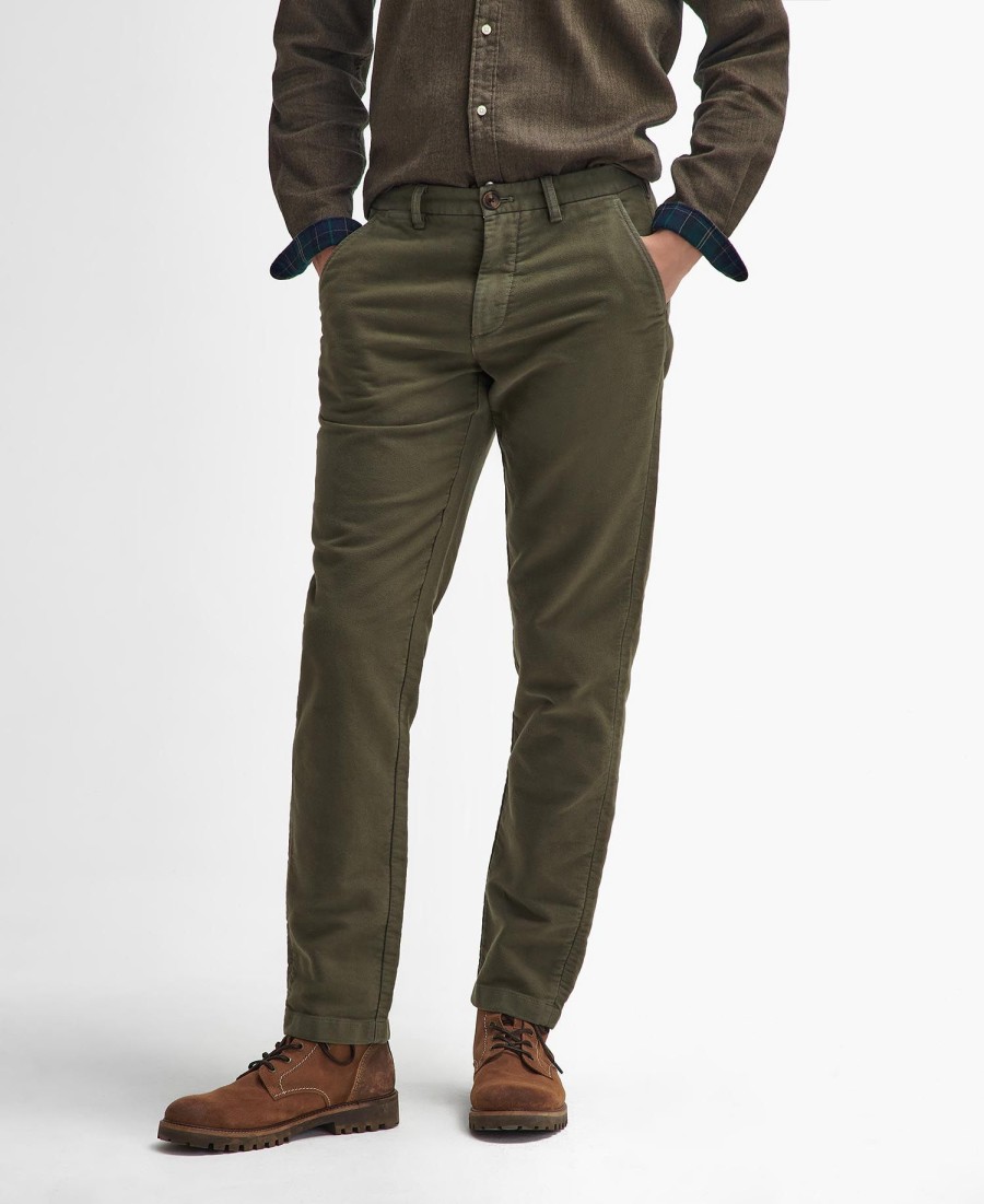 getailleerde broek van moleskin