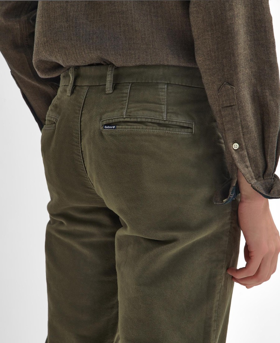 getailleerde broek van moleskin