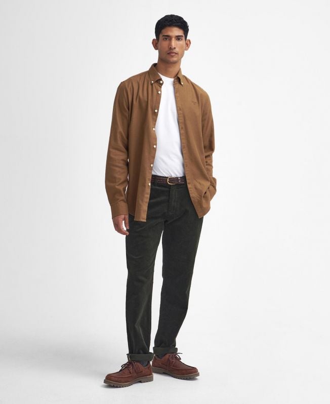 getailleerde pantalon met elastisch trekkoord