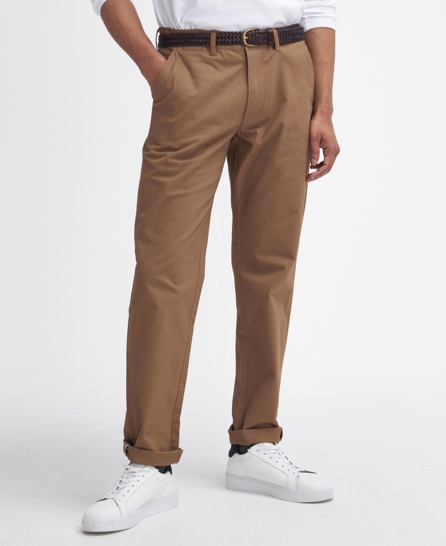 getailleerde satijnen suède broek