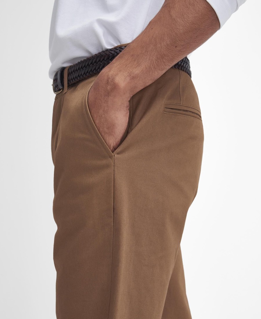 getailleerde satijnen suède broek