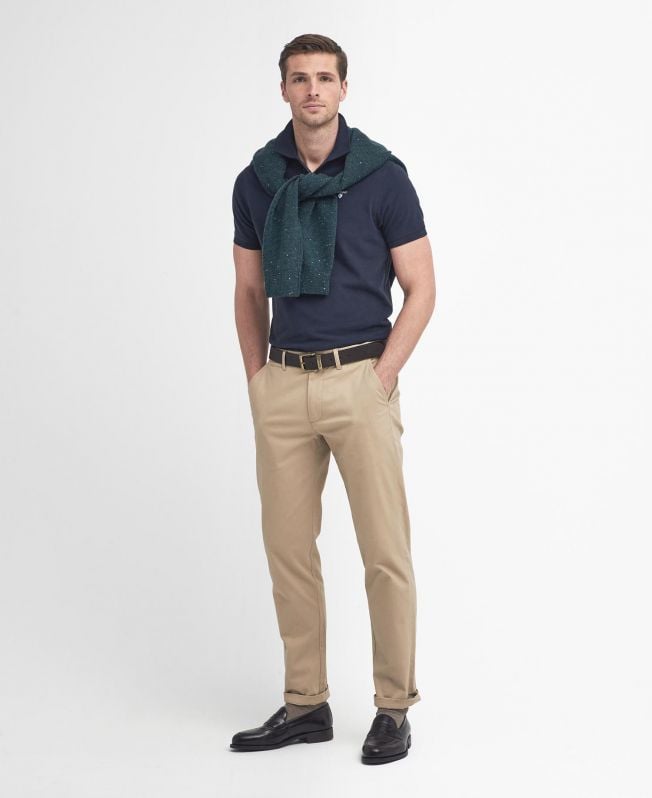 getailleerde satijnen suède broek