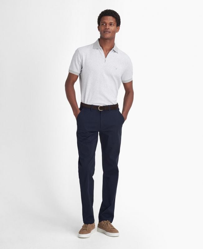 comfortabele stretchbroek met getailleerde pasvorm