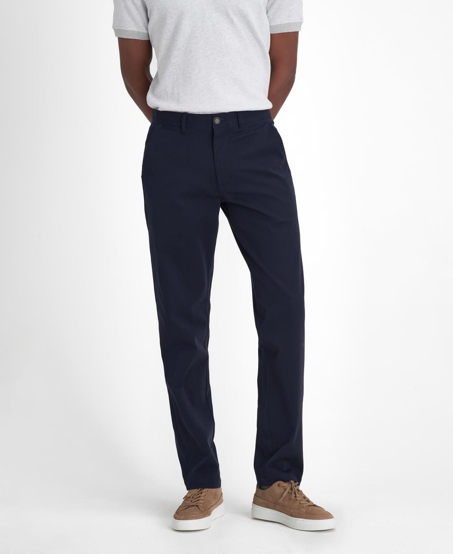 comfortabele stretchbroek met getailleerde pasvorm