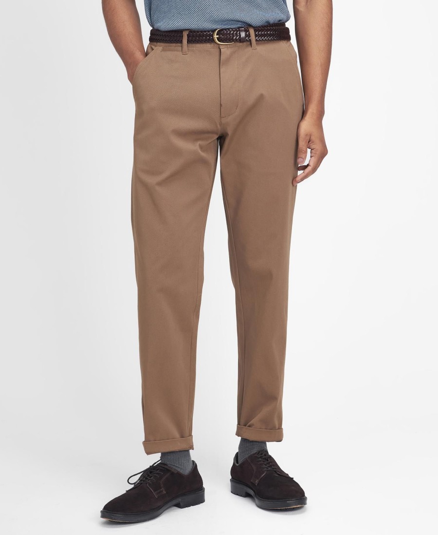 comfortabele stretchbroek met getailleerde pasvorm
