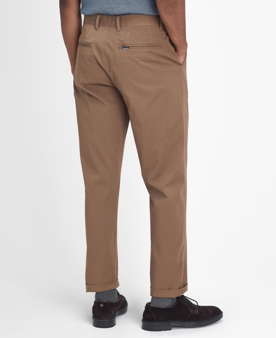 comfortabele stretchbroek met getailleerde pasvorm
