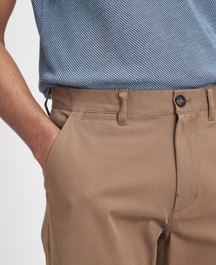 comfortabele stretchbroek met getailleerde pasvorm