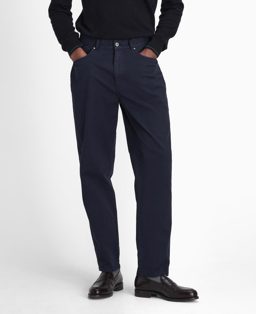 gewassen elastische normale broek