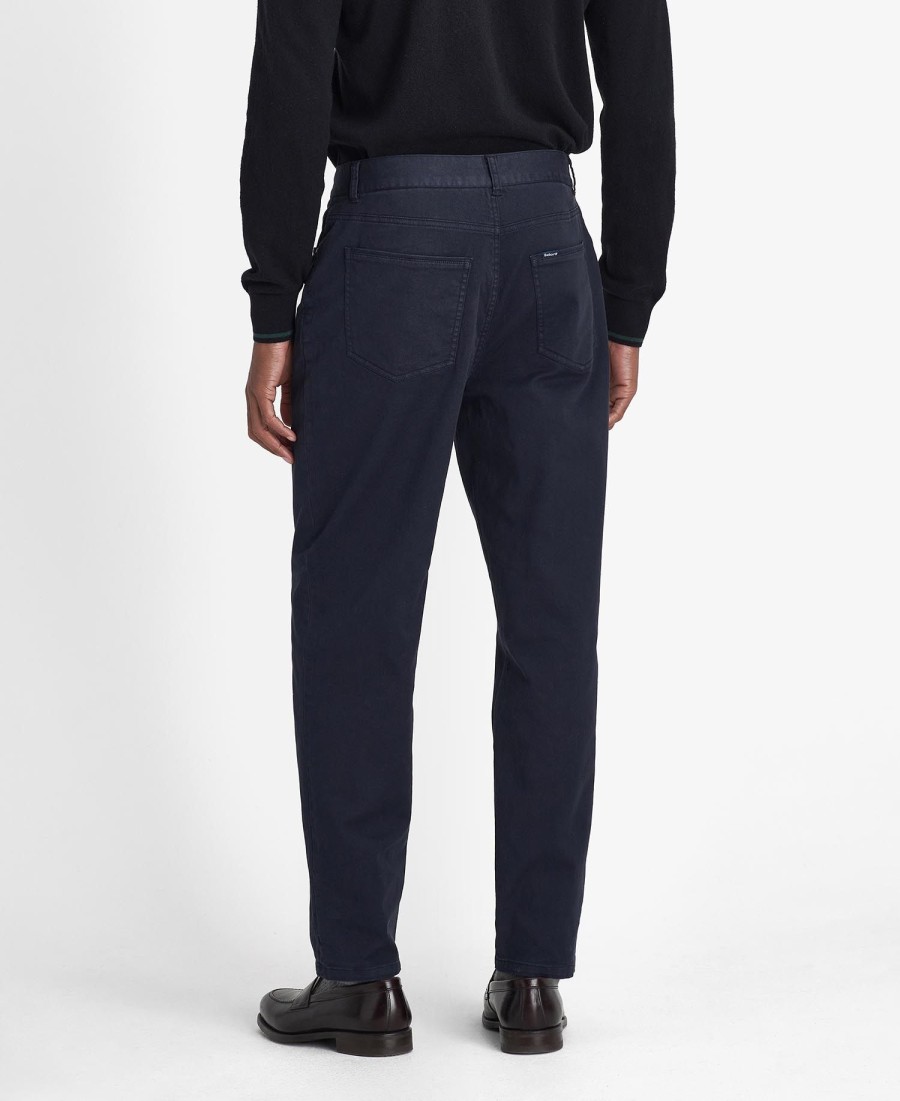 gewassen elastische normale broek