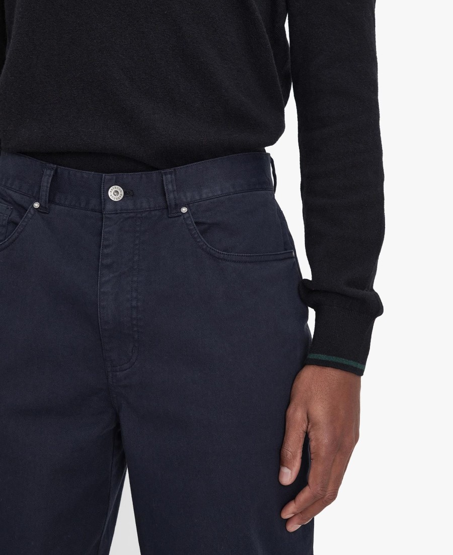 gewassen elastische normale broek