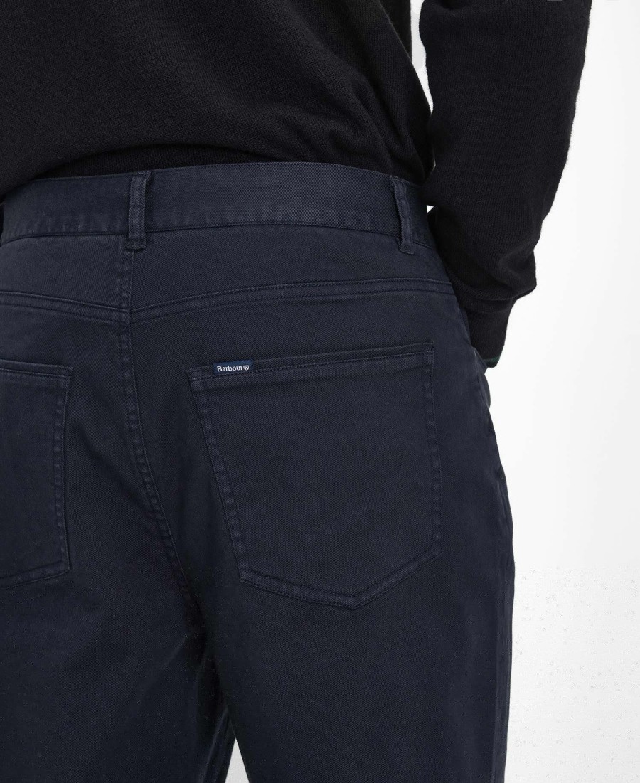 gewassen elastische normale broek