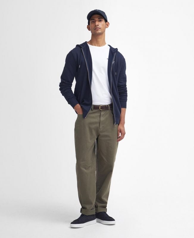 gewassen elastische normale broek