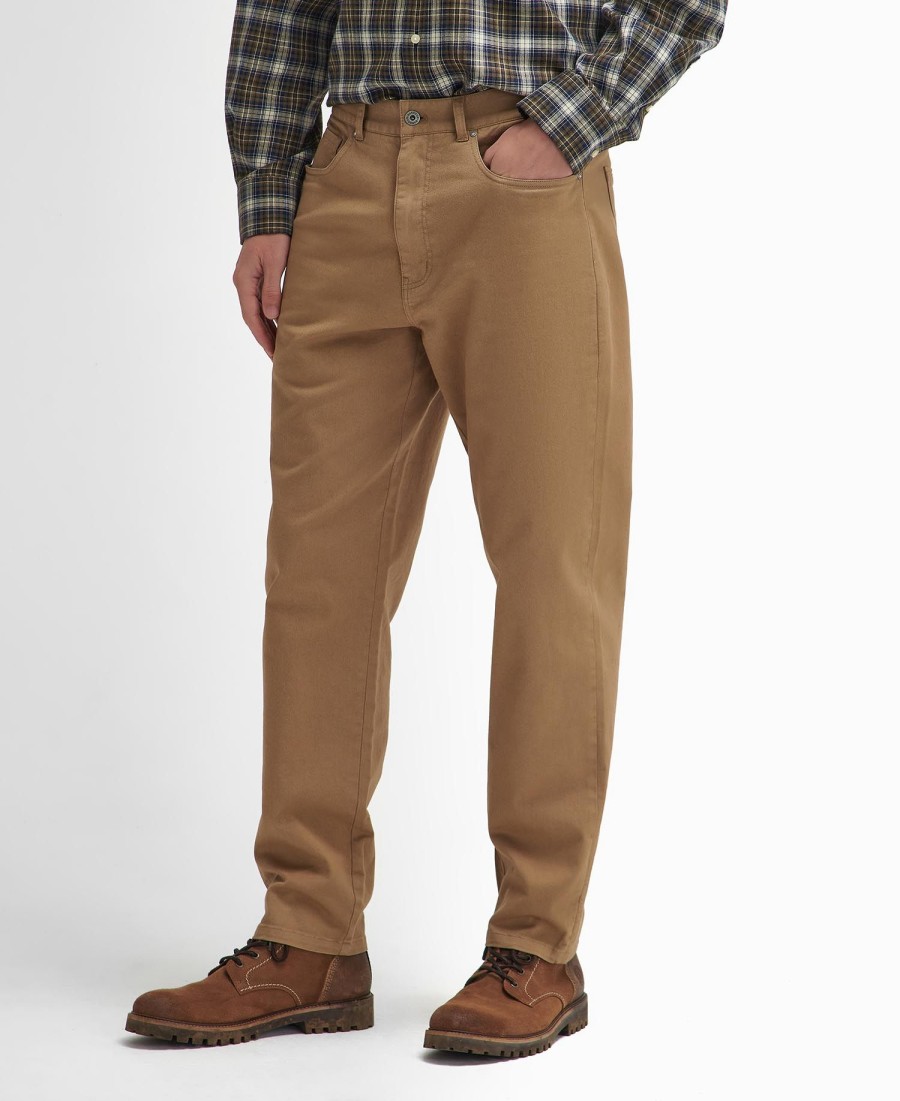 gewassen elastische normale broek