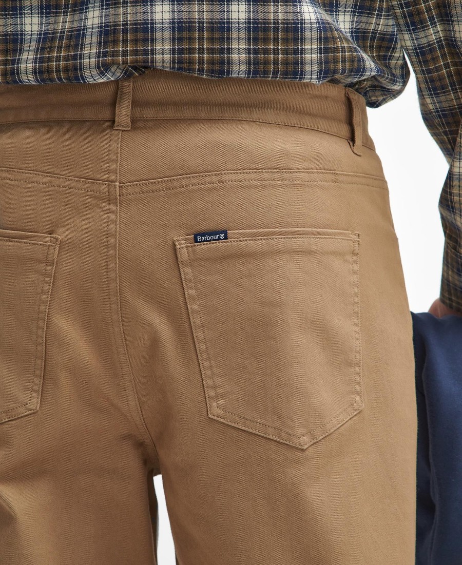 gewassen elastische normale broek