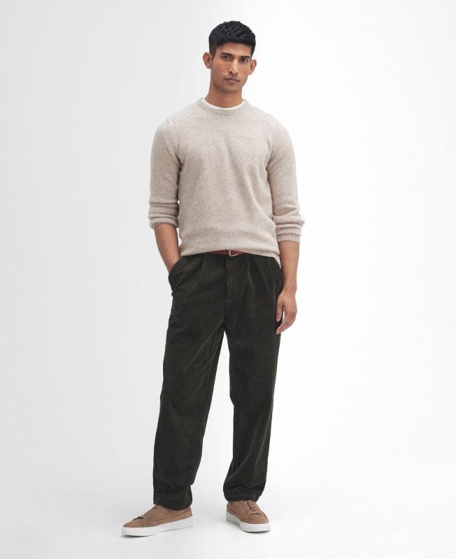 relaxte broek met elastisch trekkoord