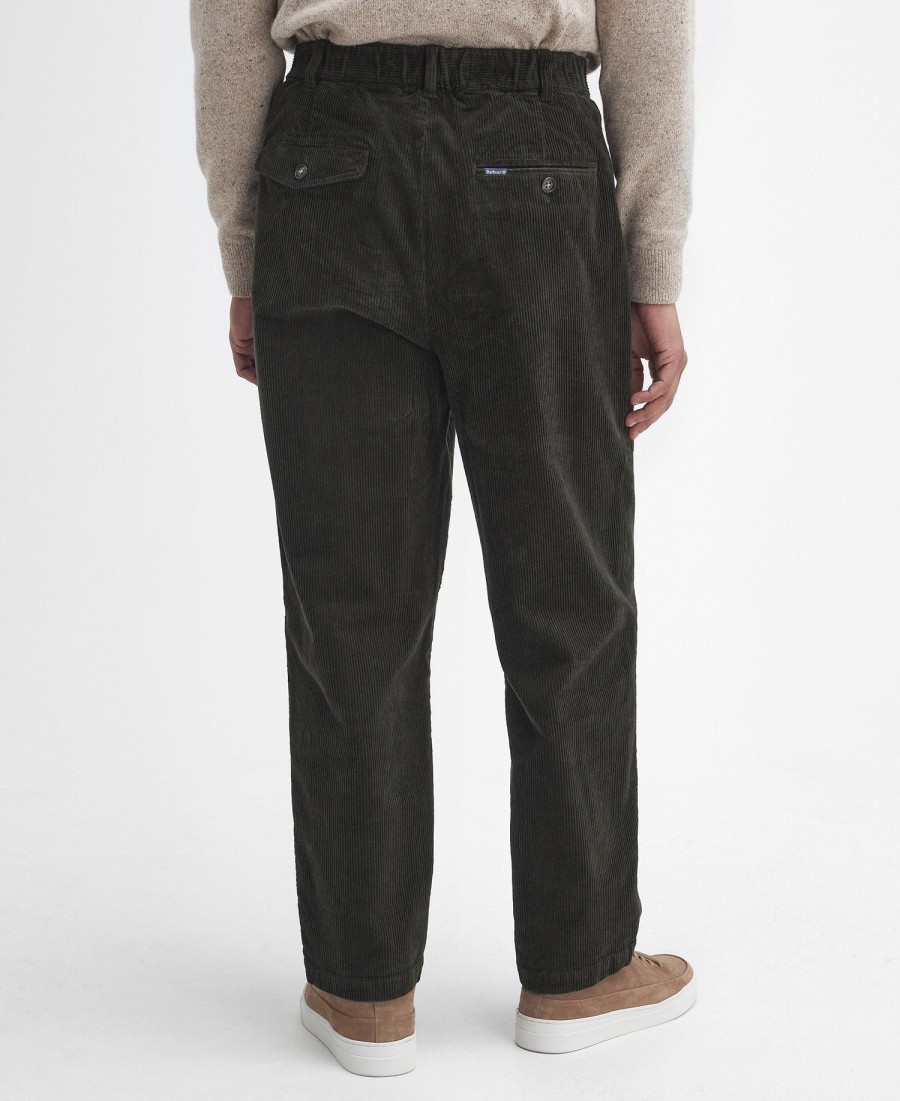 relaxte broek met elastisch trekkoord